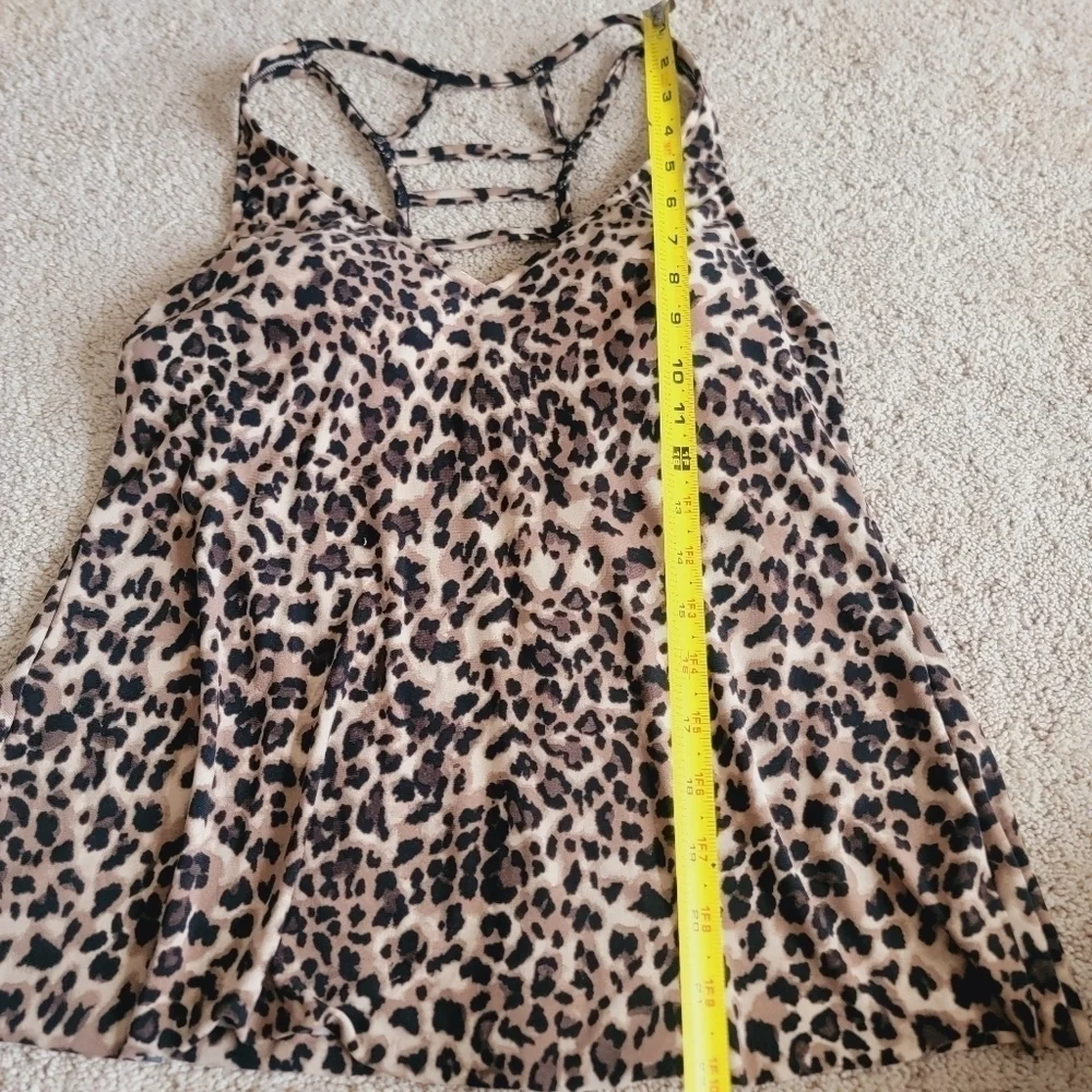 NWT Aqua Green Tankini Top S